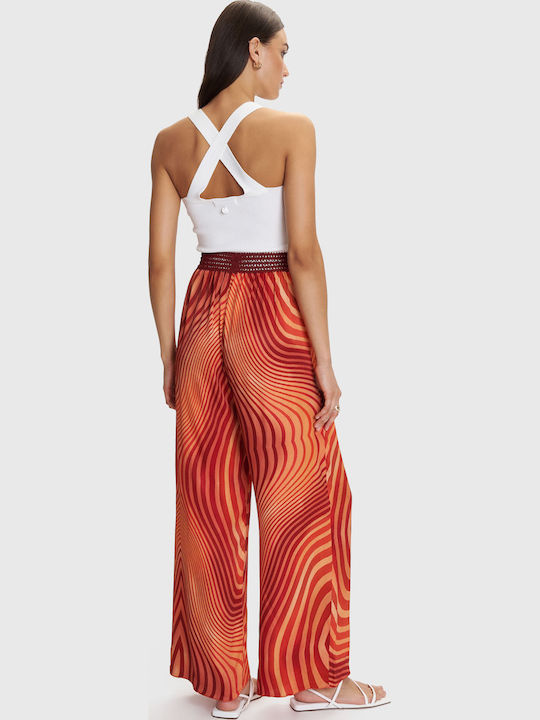 Dama Tesatura Pantaloni Multicolor