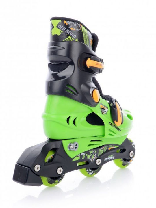 Tempish Racer Inline Αυξομειούμενα Rollers Μαύρα Παιδικά