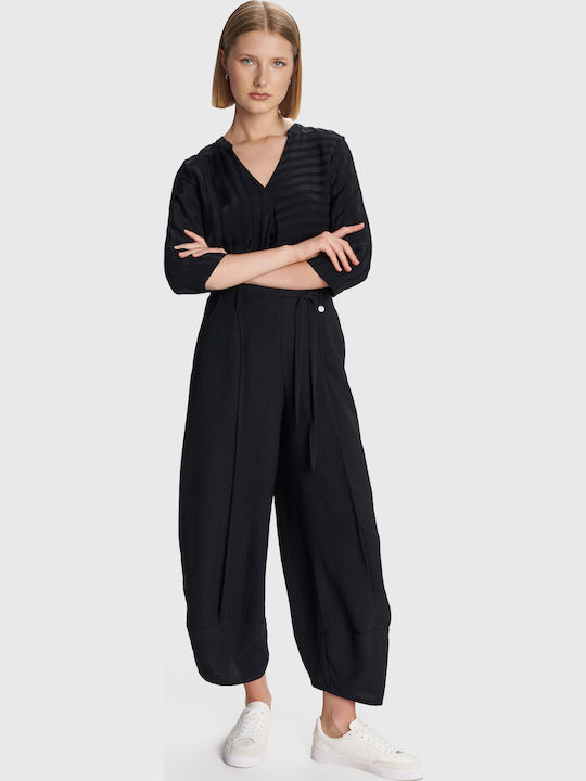Women's Fabric Trousers Black