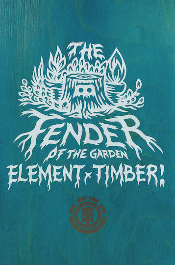 Element Timber Garden Skeleton 8" Placa Placă scurtă Bej