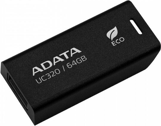 Adata Uc320 64GB USB 3.2 Stick Schwarz