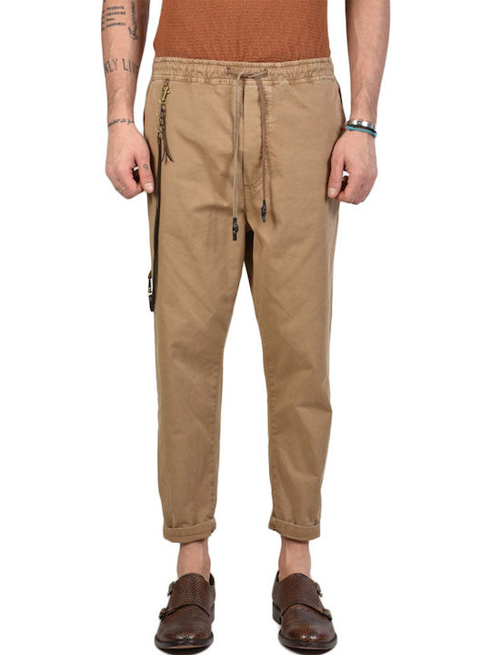 Joggers Fabric Trousers Xagon Tan