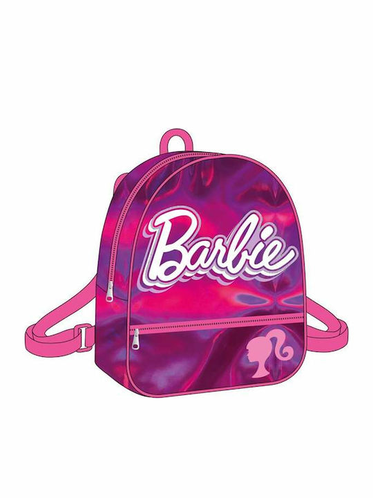 Barbie Σχολική Τσάντα Πλάτης Νηπιαγωγείου Ροζ