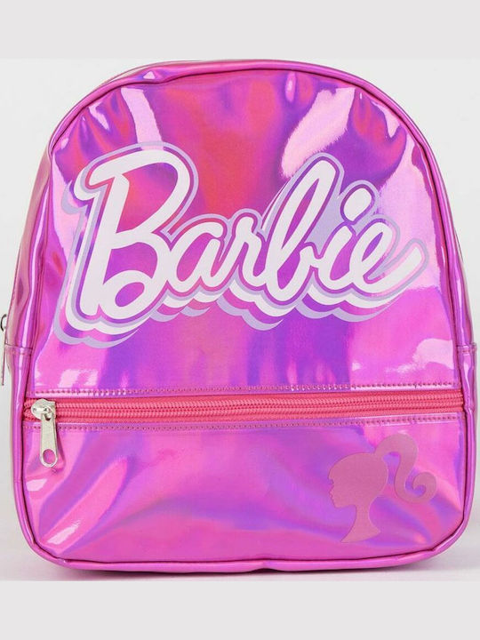 Barbie Σχολική Τσάντα Πλάτης Νηπιαγωγείου Ροζ