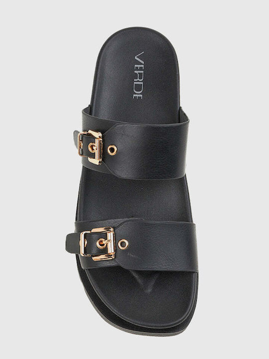 Γυναικεία Σανδάλια Flatforms Μαύρα