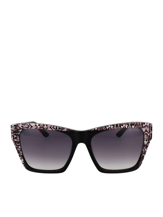 Guess Ochelari De Soare Pentru Femei Cu Ramă Neagră Din Plastic Și Lentile Gri Degrade GU00113 05B