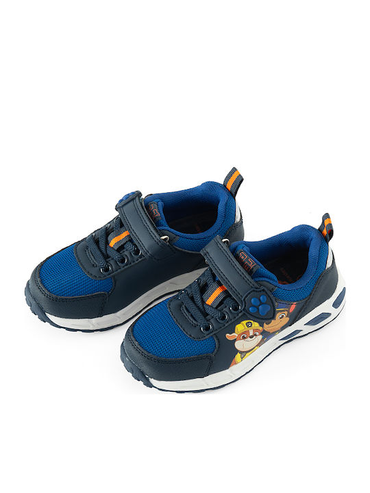 Paw Patrol Kids Sneakers With Hoop & Loop Closure Blue