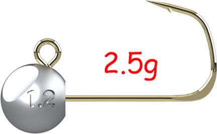 Μολυβοκεφαλή Progre Bug Bullet Search Jighead 0.6gr