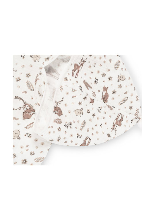 Sensillo Baby Poncho-Bademantel Kapuzen white