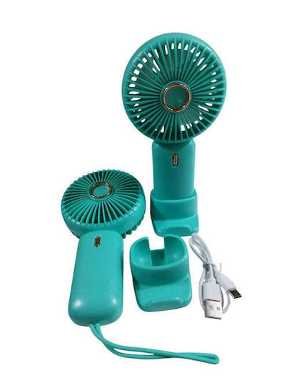 Handheld Desktop Usb Fan Rechargeable Small Quiet Personal Fans Portable Dd-132 White