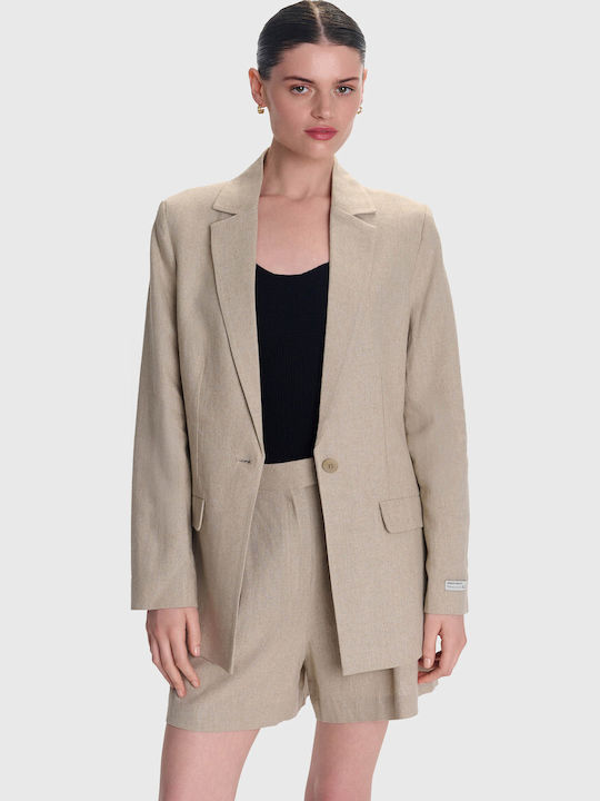 ALE - The Non Usual Casual Damen Blazer Beige ALE - The Non Usual Casual Damen Blazer Beige
