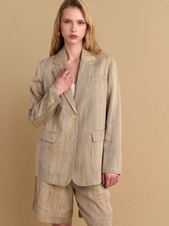 attrattivo Damen Blazer Beige
