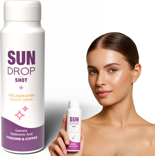 Collagen Tan Beauty Drink for Tanning with Guarana Σώματος 12x80ml