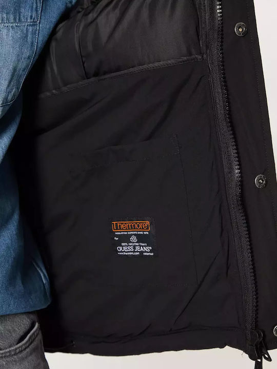 Μπουφάν Puffer Μαύρο