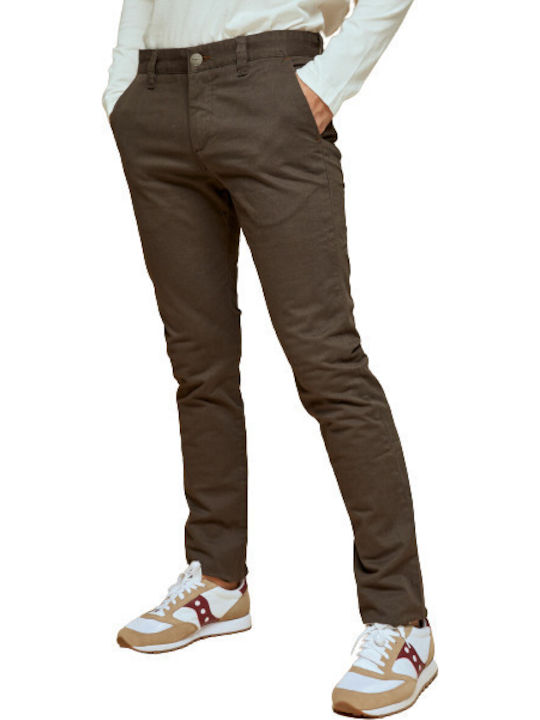 Nasir MP-N-PNT-W20-016 Men's Elastic Chino Trousers Khaki