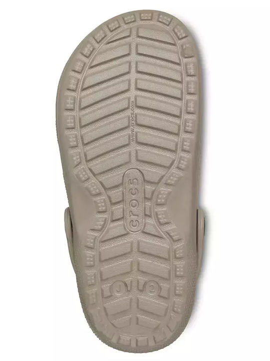 Παντόφλες Μπεζ Classic Lined Clog