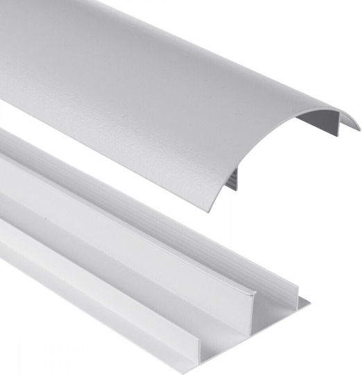 Maclean Energy Canal de Cablu din Aluminiu Argintiu