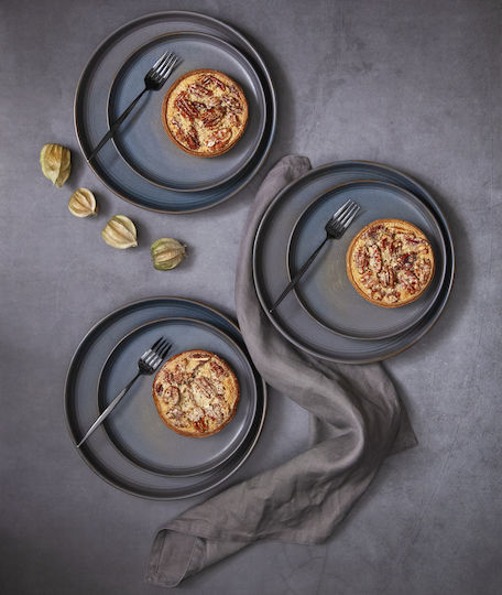 Ionia Ceramic Dessert Plate with Diameter 17cm