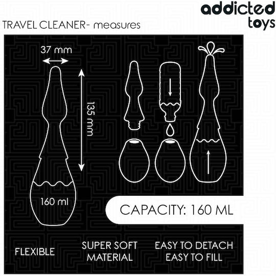 Addicted Toys Travel Cleaner Anal Shower