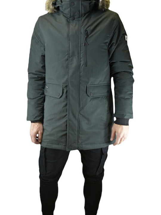 A Winter Jacket Parka Forest Green