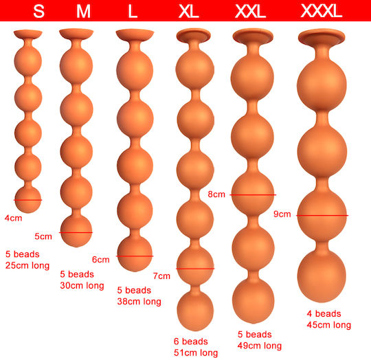 Anus Butt Plug Suction Golden L 38cm