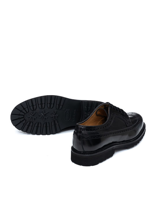 Leder Herrenschuhe Schwarz