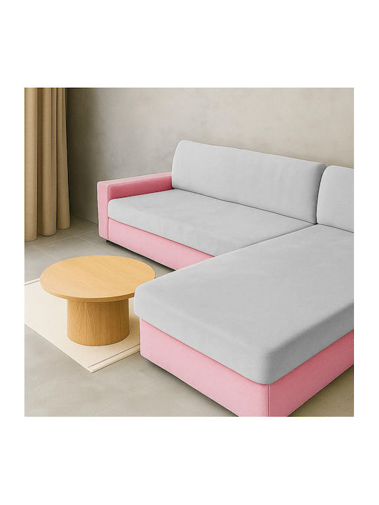 Ruhhy Waterproof Elastic Cover for Corner Sofa Light Gray 45x45cm 1pcs