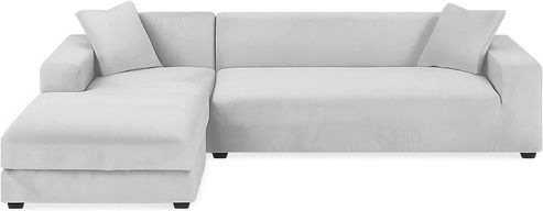 Ruhhy Waterproof Elastic Cover for Corner Sofa Gray 45x45cm 1pcs