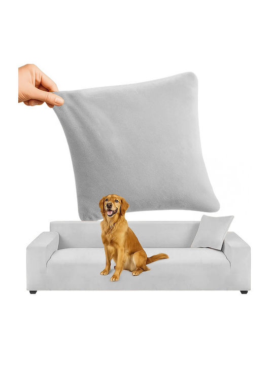 Ruhhy Waterproof Elastic Cover for Corner Sofa Gray 45x45cm 1pcs