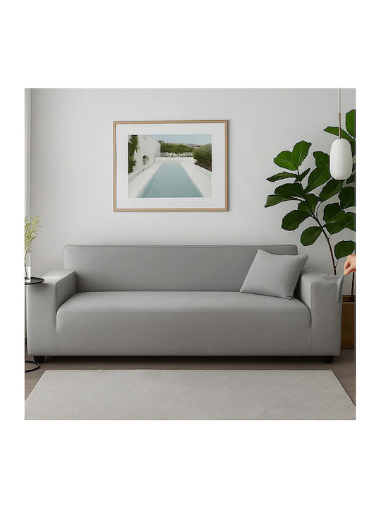 Ruhhy Waterproof Elastic Cover for Corner Sofa Gray 45x45cm 1pcs