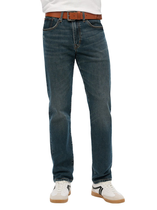 M D1 Ovin Vintage Men's Jeans Pants with Slim Straight Fit Blue