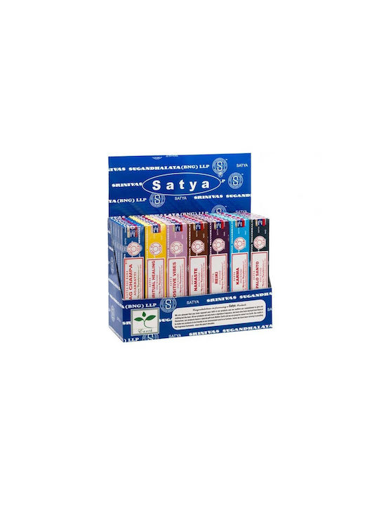 Set Ινδικά Αρωματικά Στικ Satya Multi Fragrance Incense Sticks 7τμχ