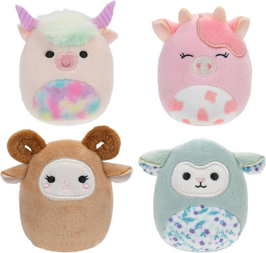 Jazwares Λούτρινο Squishmallows Squishville Mini 4 Pack για 3+ Ετών 5 εκ.