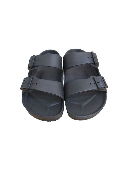 Women's Flat Sandals Anatomic in Black Color
