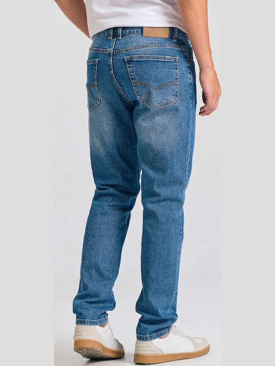 Herren Jeanshose mit Slim Verjüngt Passform Blue