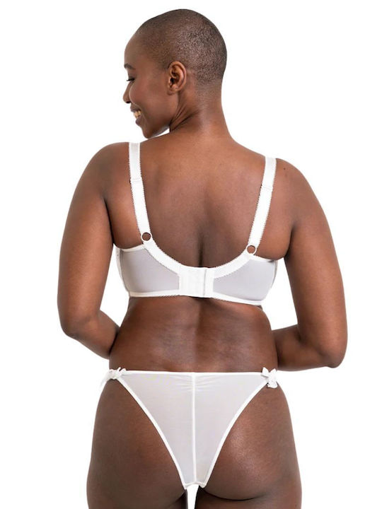 Balconette Balconette Bra without Padding Underwire White