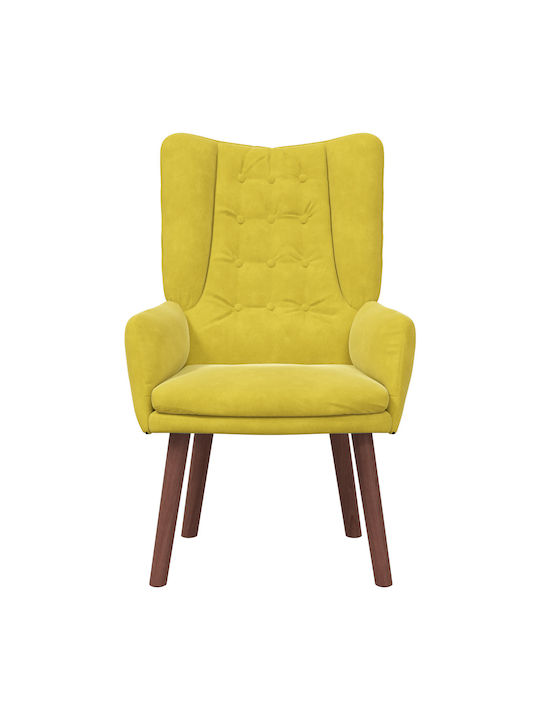 Relax Armchair Yellow 45x45x94cm