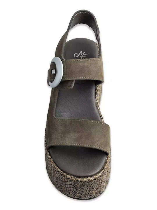 Platforme Dama Tip Espadrile Maro 420-Maro
