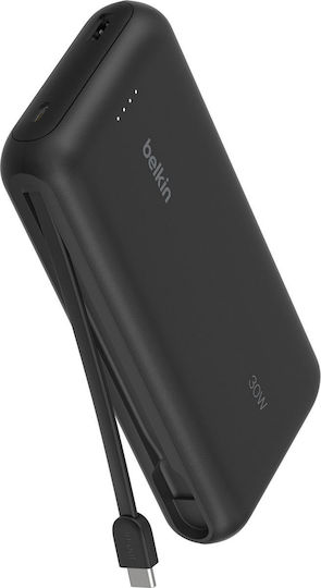 Belkin 20K (30W) for Nintendo Switch 2 Power Bank 20000mAh 30W με Θύρα USB-A και Θύρα USB-C Power Delivery Μαύρο
