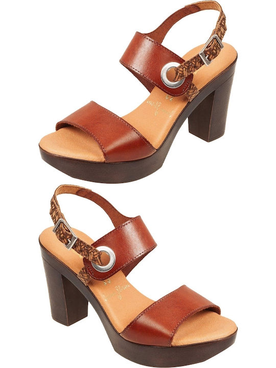 Leather Sandals Brown