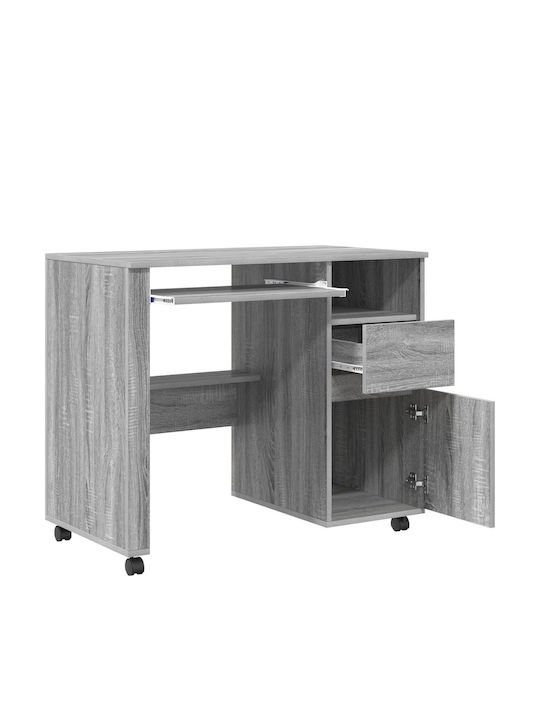 Computer Büro Holz Grey Sonoma 91x50x77cm
