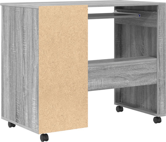 Computer Büro Holz Grey Sonoma 91x50x77cm