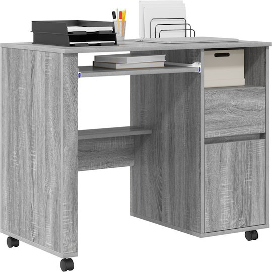 Computer Büro Holz Grey Sonoma 91x50x77cm