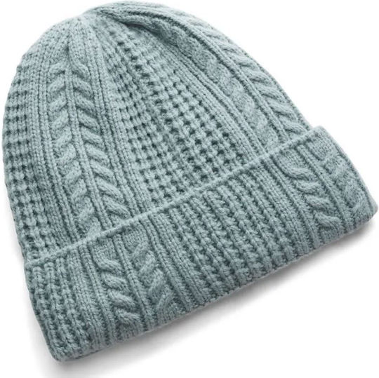 Halftime Beanie Beanie Knitted in Light Blue color