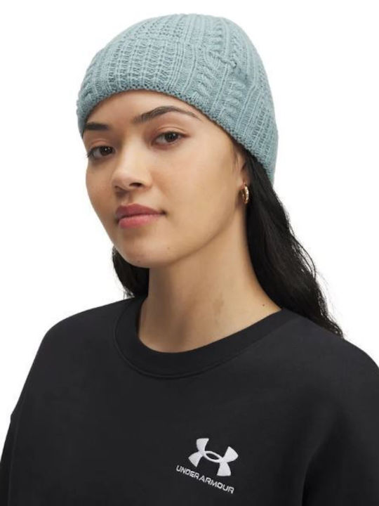 Halftime Beanie Beanie Knitted in Light Blue color