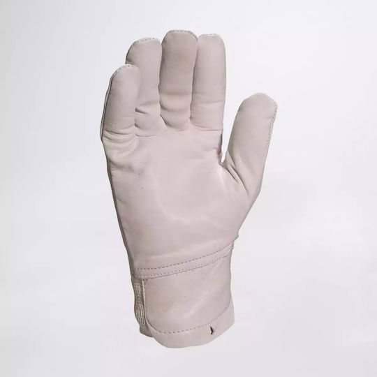 Delta Plus GFBLE Gloves for Work Beige Leather 1pcs