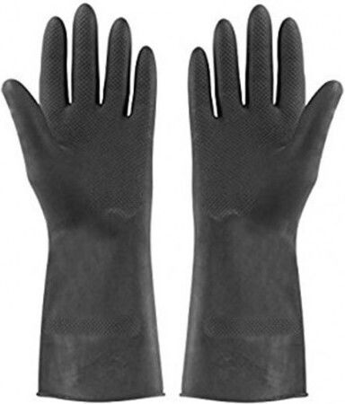 FFG Gloves for Work Black Latex Tyres 1pcs