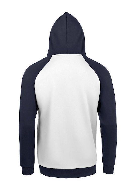 Unisex Kapuzenpulli Believe In Christmas Magic Weiß Marine
