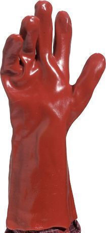 Delta Plus Gloves for Work Red PVC/Cotton 1pcs