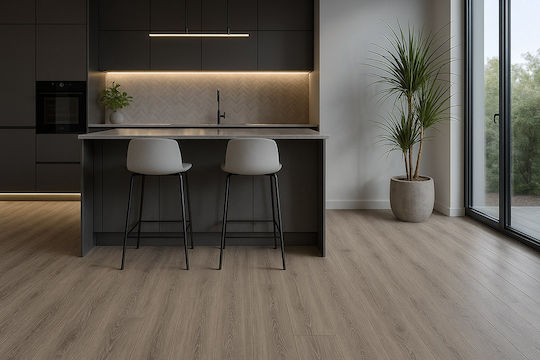 Newplan Set Plastic Floor Vinyl Gluedown 55 LVT with 15 Strips